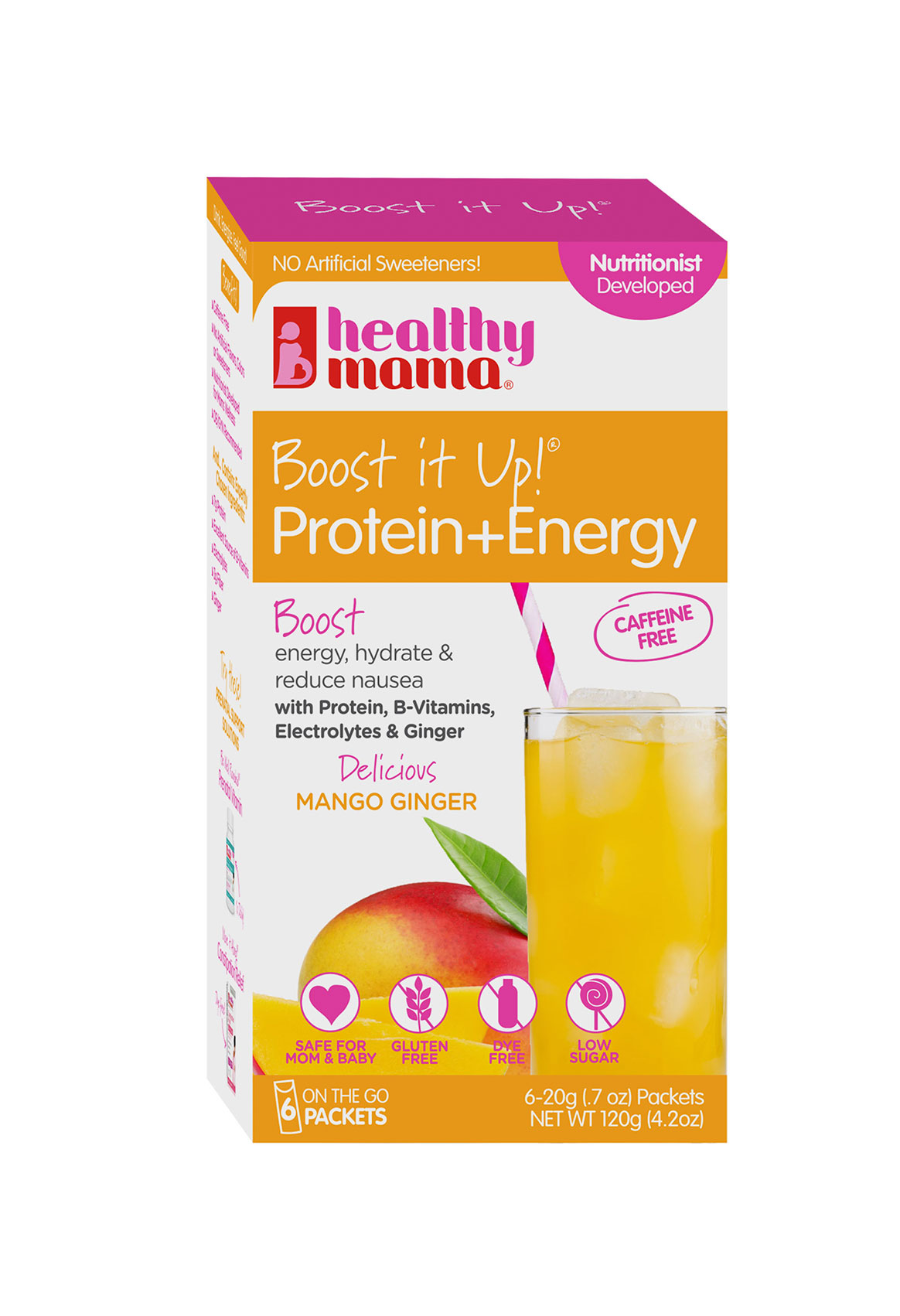Caffeine Free Protein+ Energy Drink Mix will help eliminate the feeling of ...